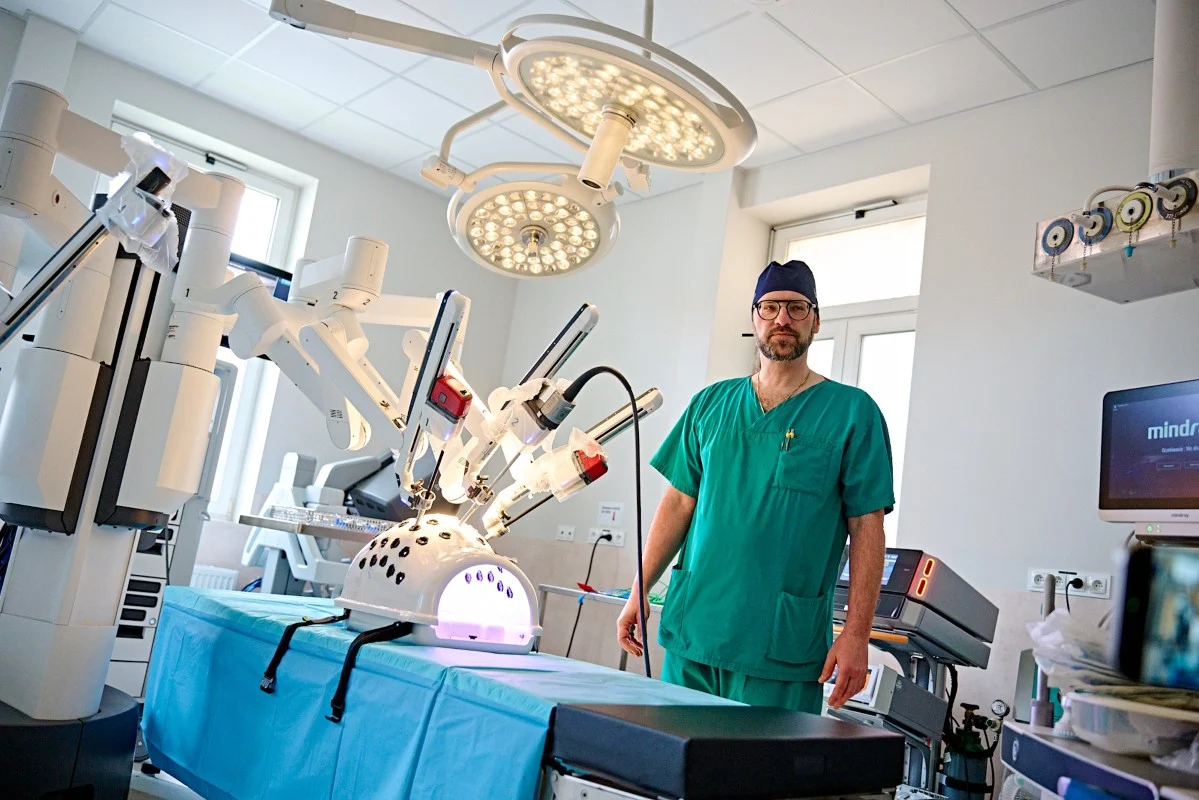 Chirurgia robotyczna na światowym poziomie. Da Vinci już operuje w gliwickim Szpitalu Miejskim / fot. UM Gliwice