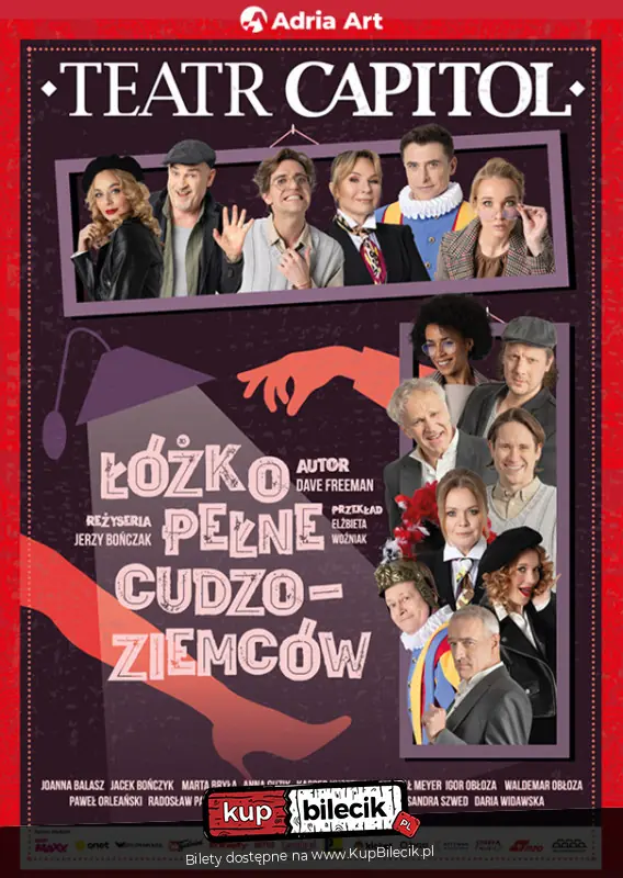 „Łóżko pełne cudzoziemców” – komedia omyłek w Katowicach / fot. organizatora