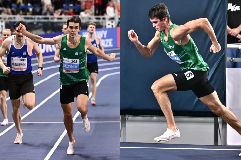 Kajetan Duszyński Halowym Mistrzem Polski - złoto na 400 metrów!
