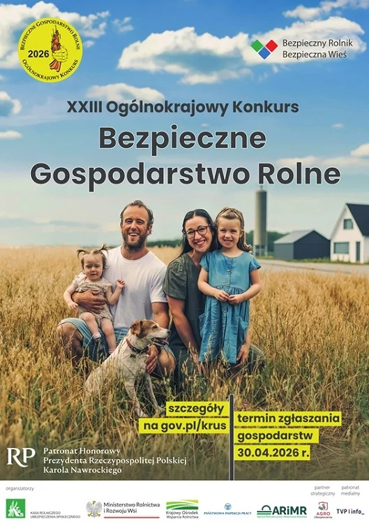 KRUS ogłasza konkurs dla rolników. Do wygrania nawet ciągnik rolniczy / fot. gov.pl