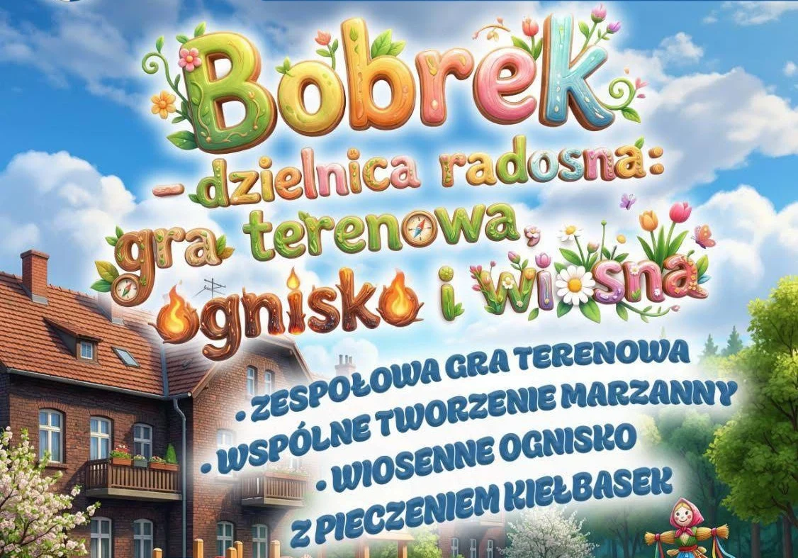 Bobrek wita wiosnę! Będzie gra terenowa i ognisko z kiełbaskami