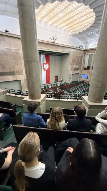 Młodzież z Siemianowic w Sejmie. Wyjątkowa lekcja demokracji w praktyce /fot. Młodzieżowa Rada Miasta