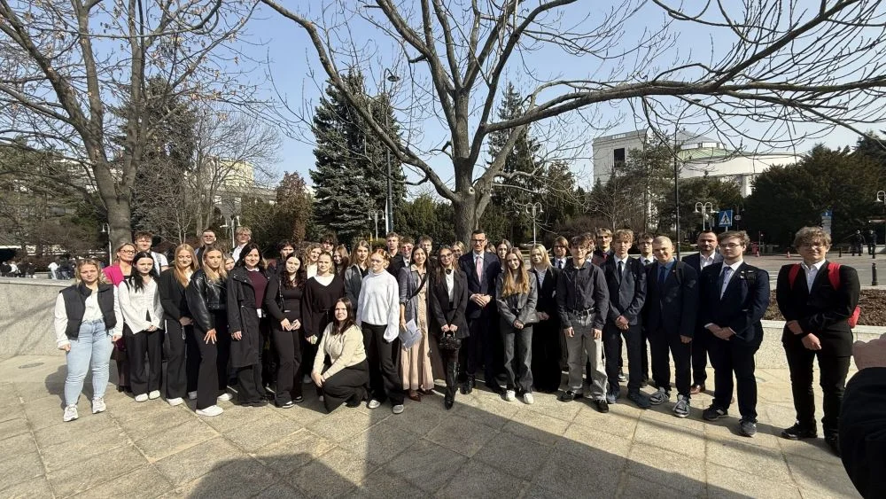 Młodzież z Siemianowic w Sejmie. Wyjątkowa lekcja demokracji w praktyce /fot. Młodzieżowa Rada Miasta