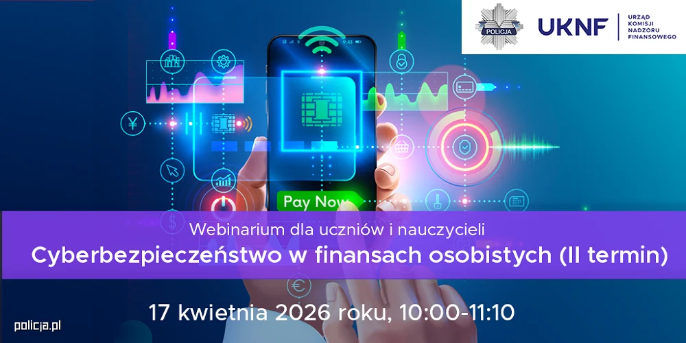 Finanse w sieci pod lupą. KNF i Policja przygotowali bezpłatne szkolenie