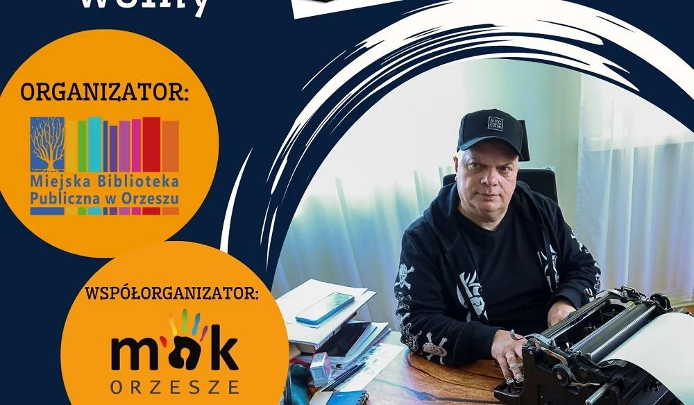 Spotkanie autorskie z Krzysztofem Skibą w Orzeszu już 13 maja