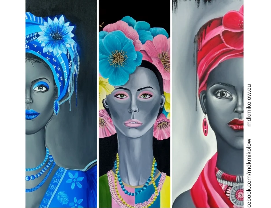 Wernisaż wystawy Patrycji Mrozik w Mikołowie. "Kolorowy dialog" w Galerii 33