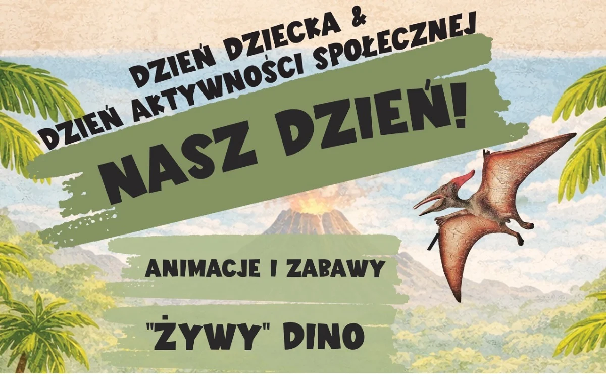 Dinozaury opanują mikołowski rynek. MDK szykuje Dzień Dziecka dla całych rodzin