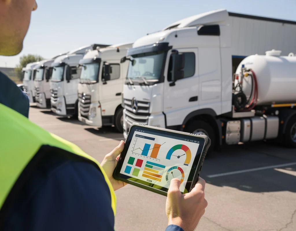 Monitoring paliwa w firmie transportowej - jak działa ten system?