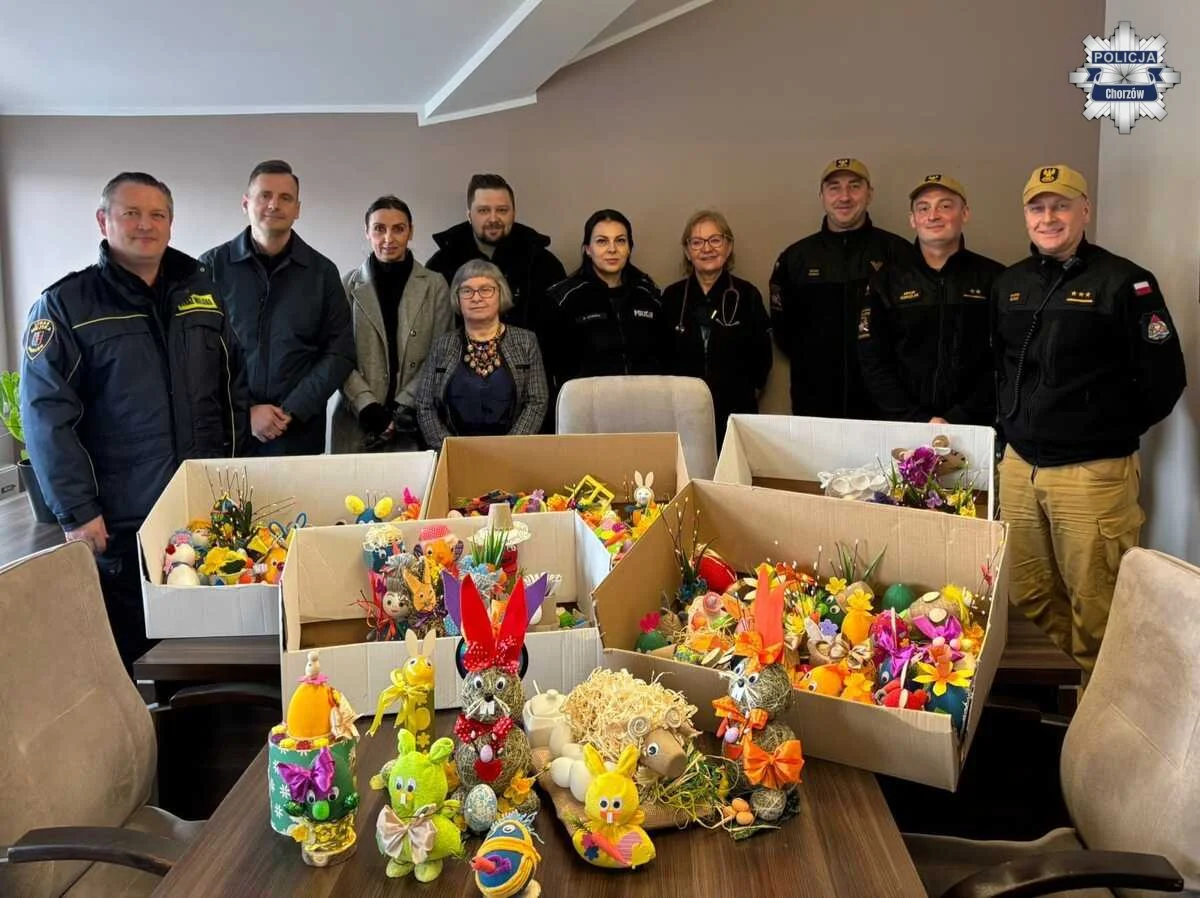 Chorzowskie służby z wielkanocnym wsparciem dla pacjentów szpitala i hospicjum