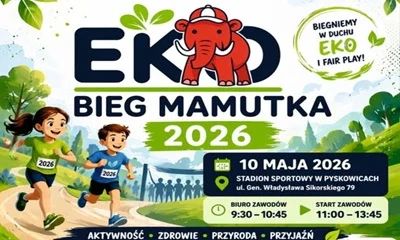 Eko Bieg Mamutka 2026. Zapisy ruszyły, start już 10 maja
