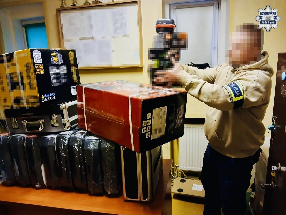 35-latek z Rudy Śląskiej kradł narzędzia i elektronarzędzia. Usłyszał 13 zarzutów