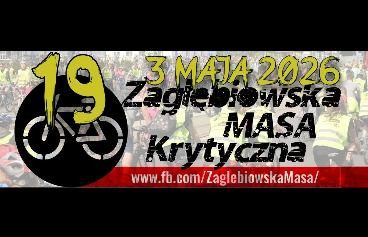 Zagłębiowska Masa Krytyczna wraca do Sosnowca. Będą utrudnienia w ruchu