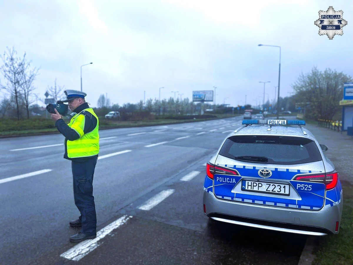 231 kontroli i 228 wykroczeń. Policja w Zabrzu podsumowała akcję "Prędkość"