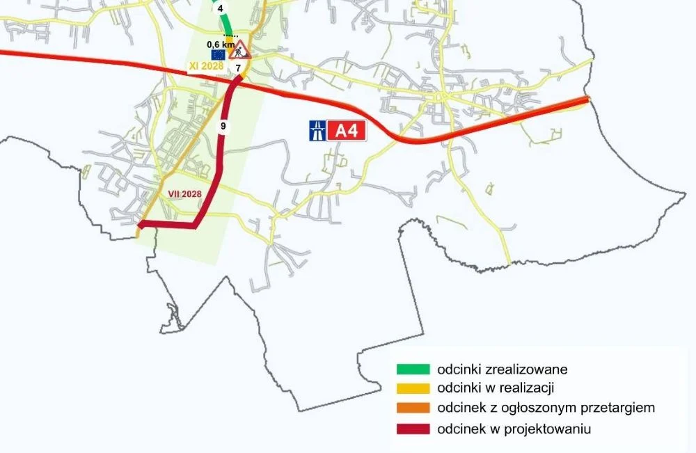 N-S na południe – jak trasa będzie przebiegała w dzielnicy Halemba?