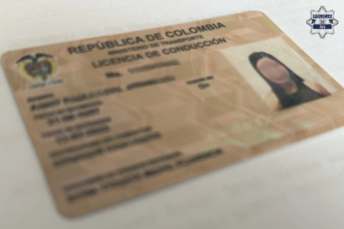 Żory: Obywatelka Kolumbii zatrzymana za jazdę mimo zakazu prowadzenia pojazdów