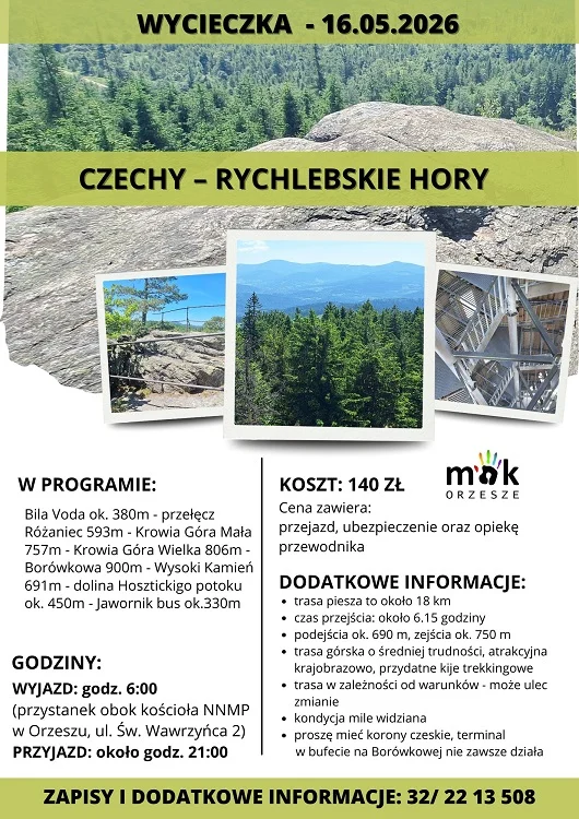18 km w górach i widoki na Czechy. MOK Orzesze zapowiada majową wyprawę / fot. MOK Orzesze