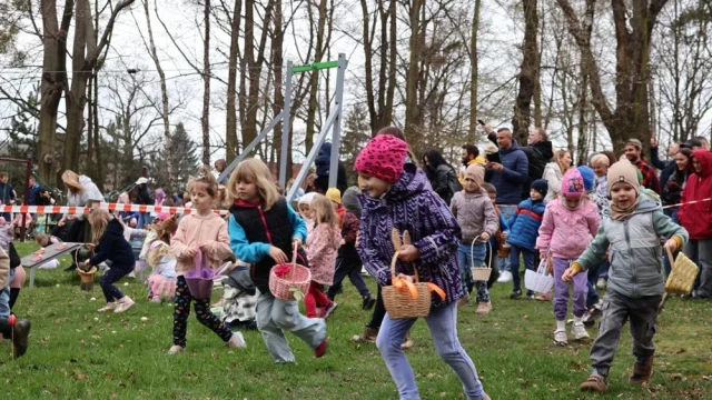 Orzeskie Szukanie Zajączka za nami. Park wypełnił się śmiechem i zabawą