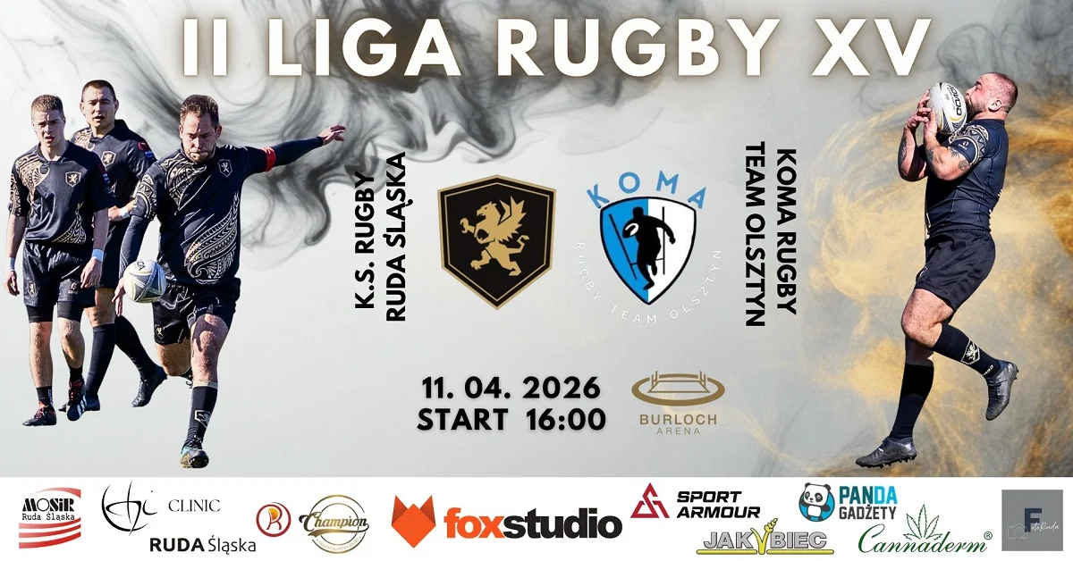 Rugby wraca na Burloch Arenę. Mecz II ligi w Rudzie Śląskiej już 11 kwietnia