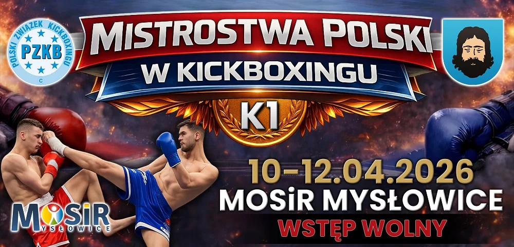 Mysłowice areną Mistrzostw Polski w Kickboxingu. Przyjedzie 480 zawodników