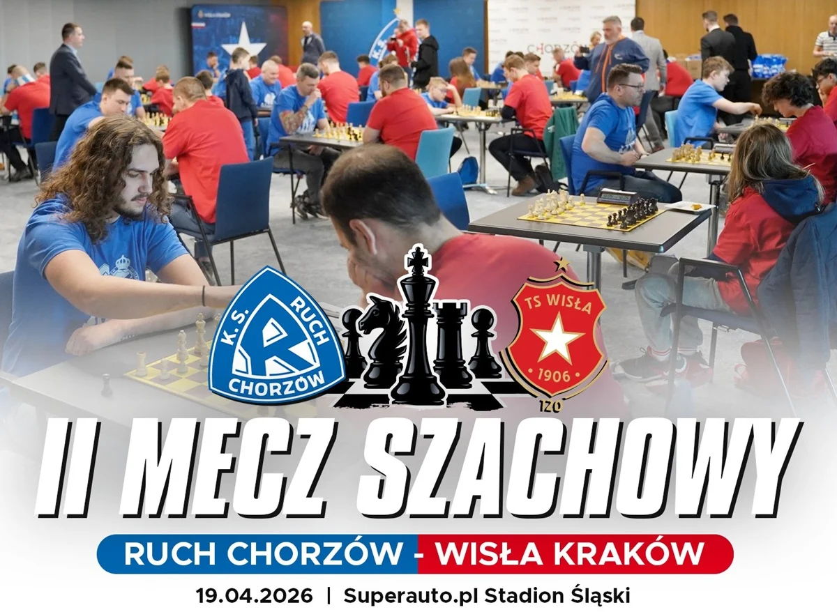 Ruch Chorzów szuka szachistów. Zagrają przed meczem z Wisłą na Stadionie Śląskim