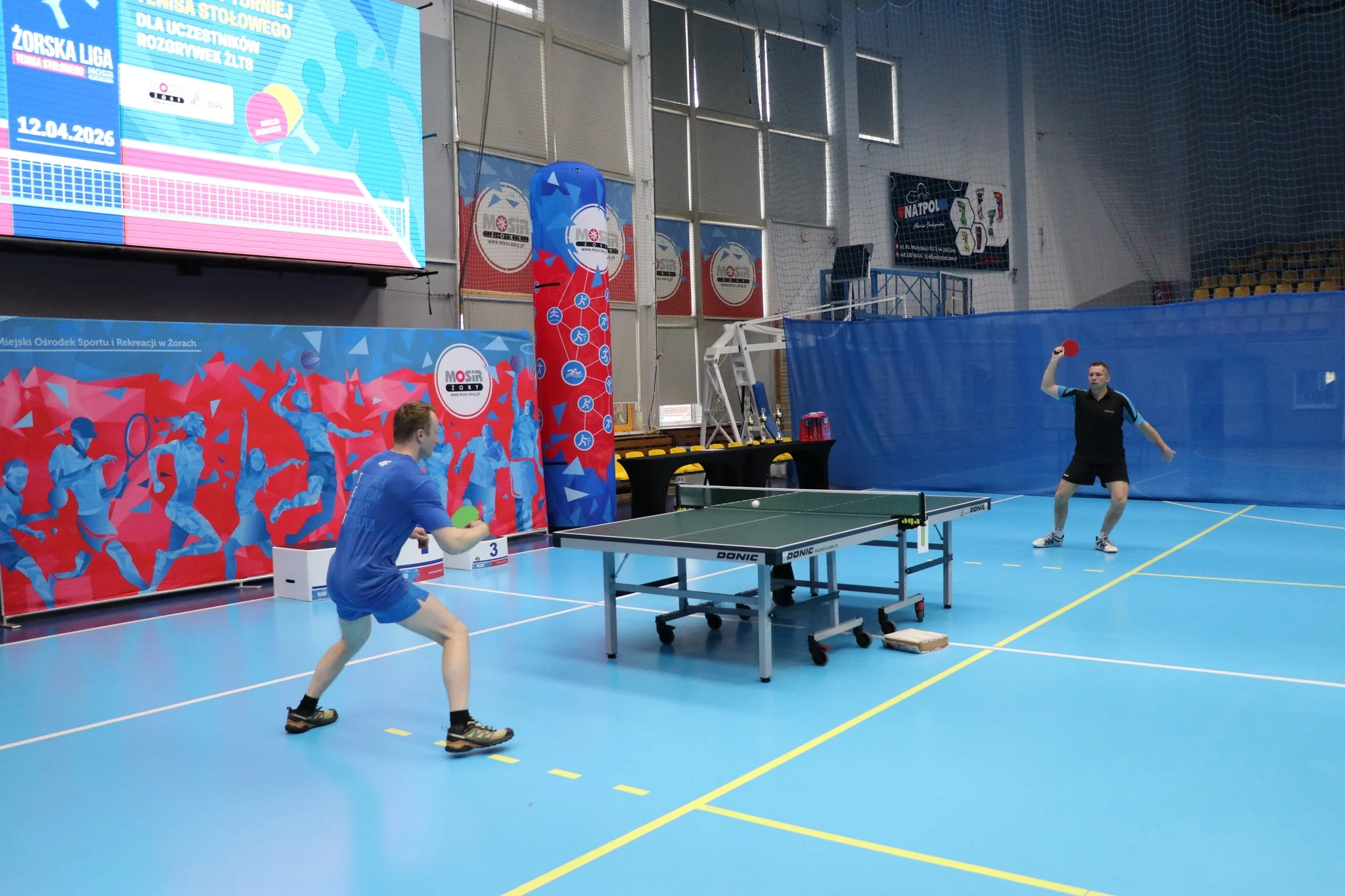 Żory: 30 zawodników zagrało w Wiosennym Turnieju Tenisa Stołowego / fot. MOSiR