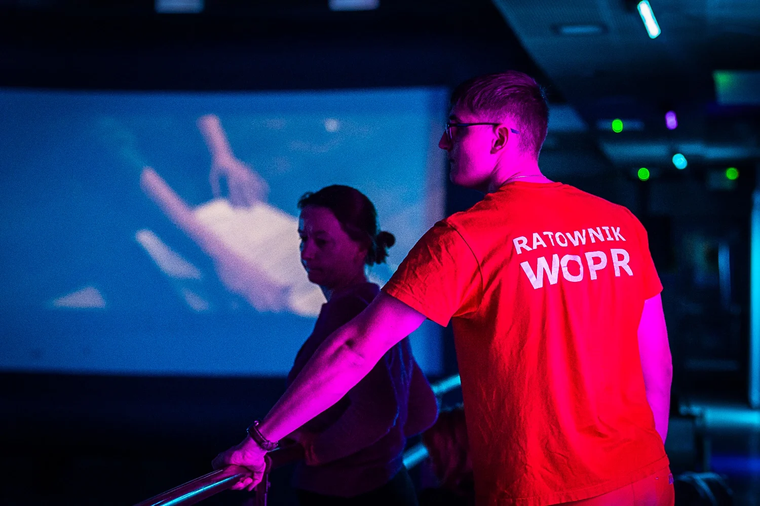 AQUA KINO na basenie Aquarius / fot. MOK Zabrze