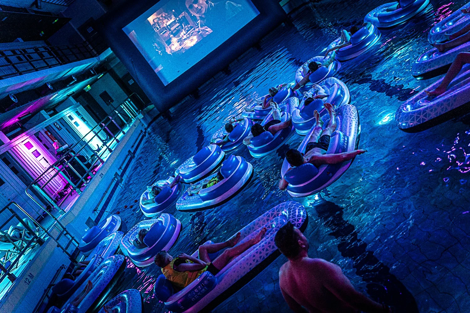 AQUA KINO na basenie Aquarius / fot. MOK Zabrze