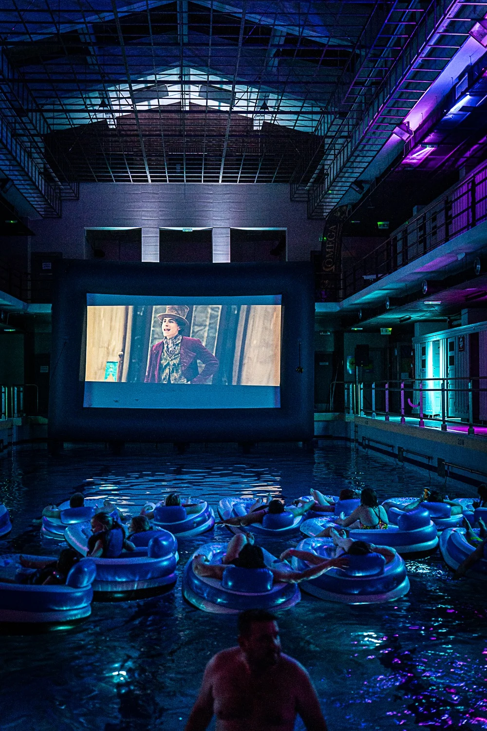 AQUA KINO na basenie Aquarius / fot. MOK Zabrze