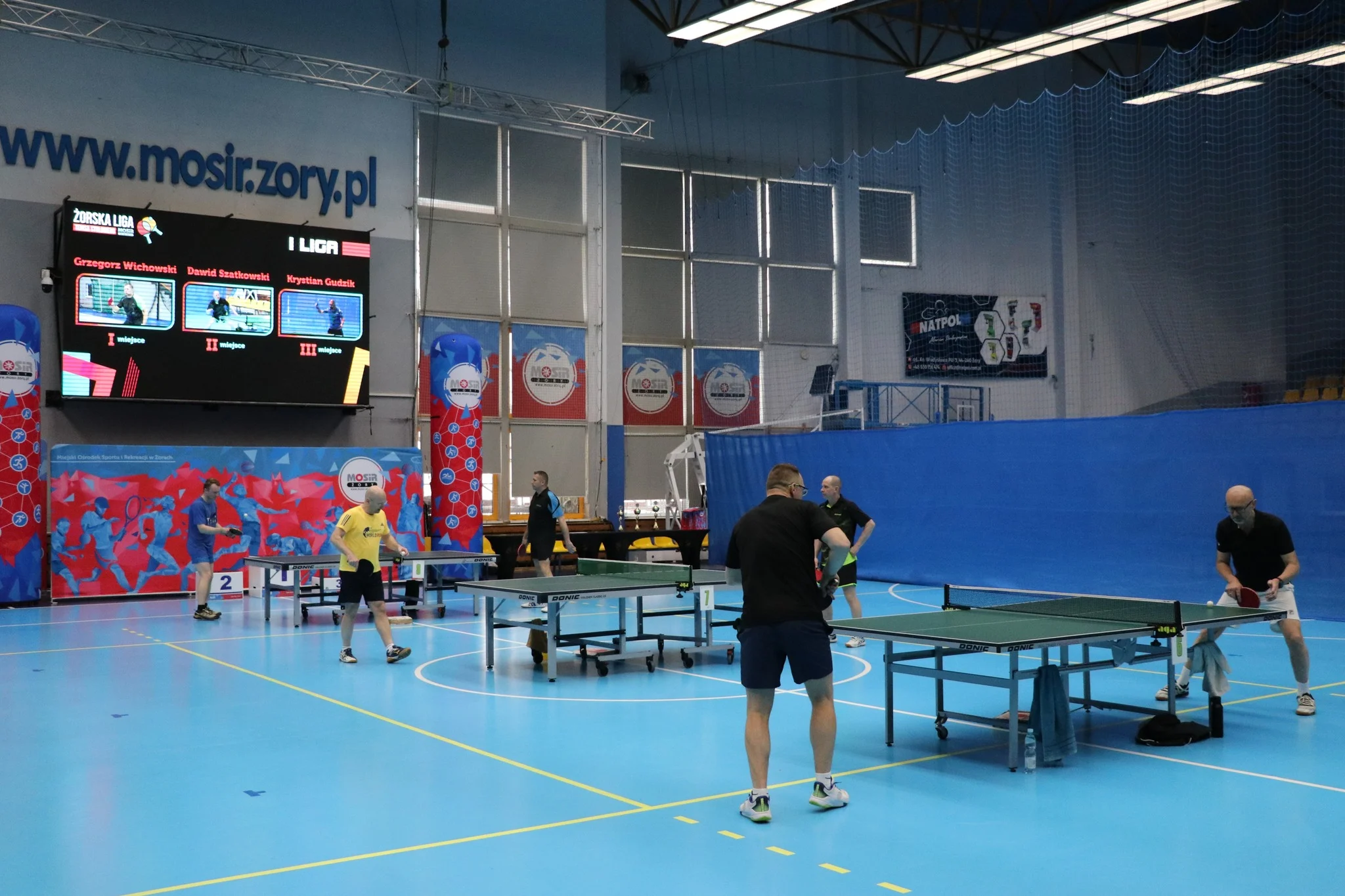 Żory: 30 zawodników zagrało w Wiosennym Turnieju Tenisa Stołowego / fot. MOSiR