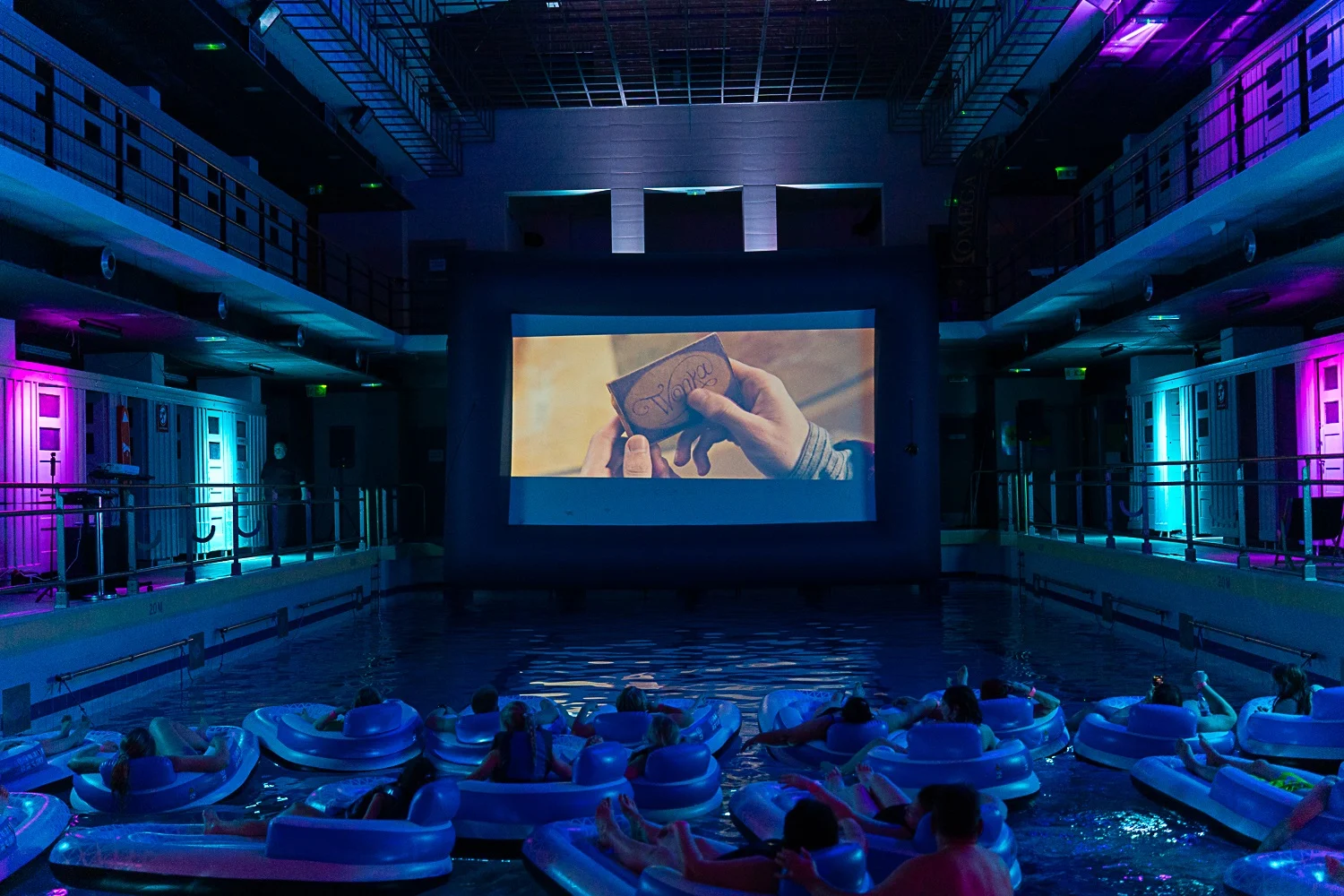 AQUA KINO na basenie Aquarius / fot. MOK Zabrze