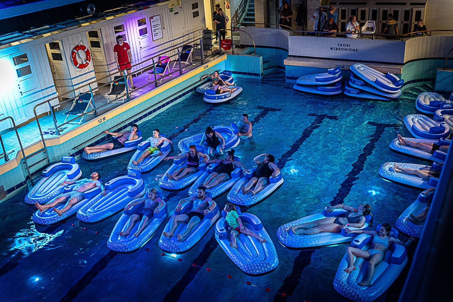 AQUA KINO na basenie Aquarius / fot. MOK Zabrze