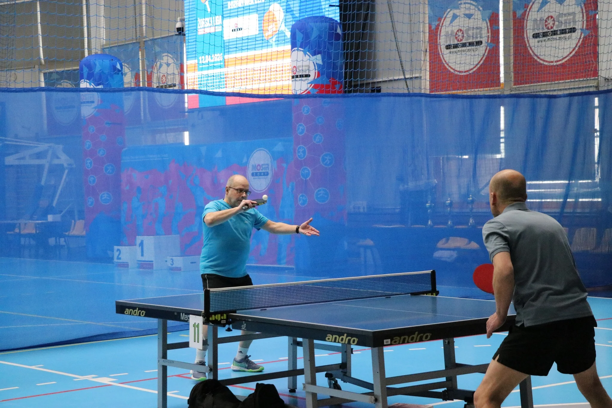 Żory: 30 zawodników zagrało w Wiosennym Turnieju Tenisa Stołowego / fot. MOSiR