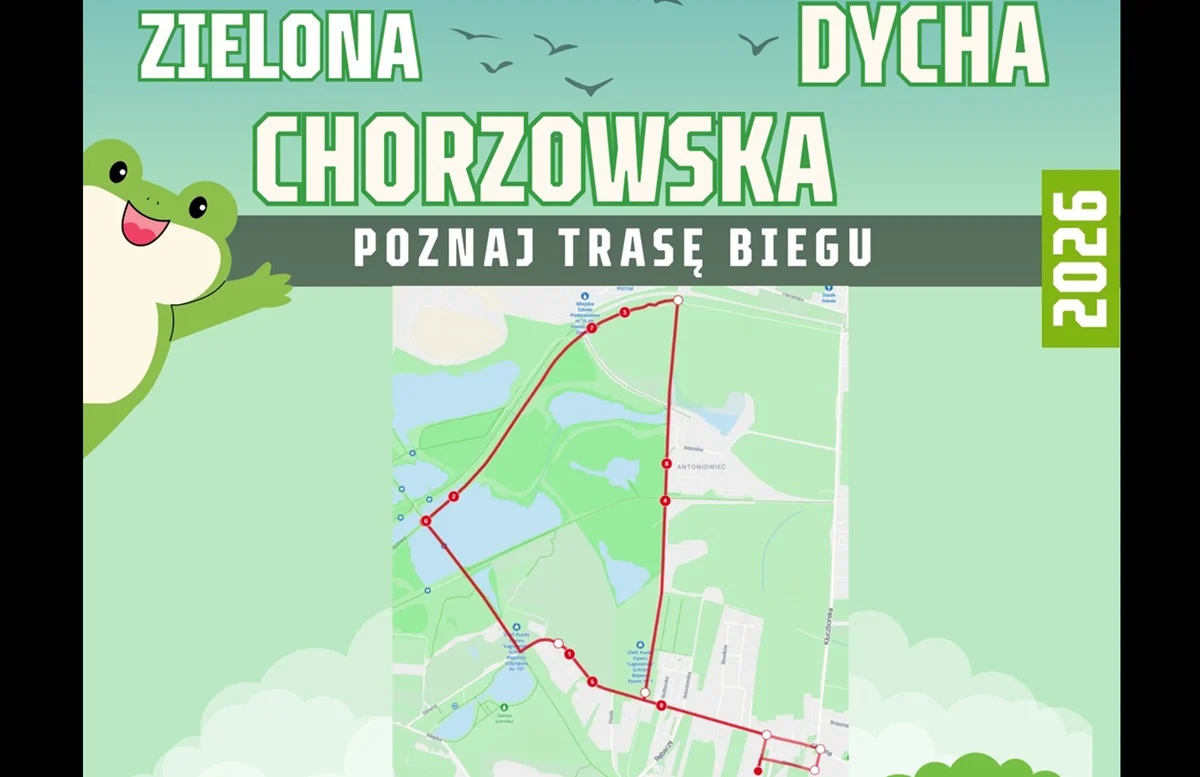 Zielona Chorzowska Dycha 2026: komplet miejsc i trasa przez Żabie Doły