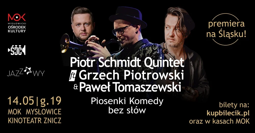 „Piosenki Komedy” zabrzmią w Mysłowicach. Premiera na Śląsku podczas Czwartku Jazzowego