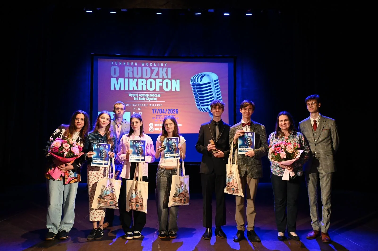 Konkurs „O rudzki mikrofon” rozstrzygnięty. Amelia Gołdecka i Krzysztof Kominek z wygraną