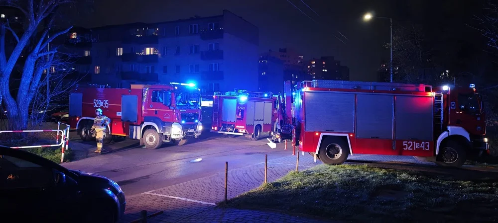 Wyciek gazu w Mysłowicach. Ewakuowano 33 osoby z budynku