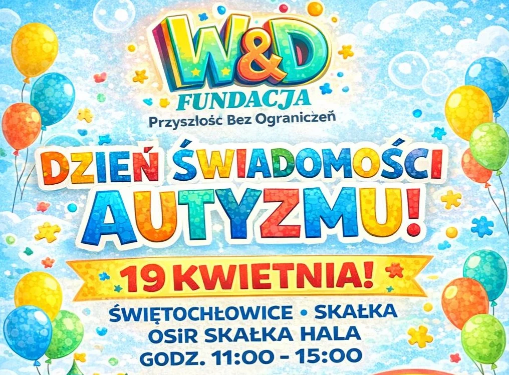 Dzień Świadomości Autyzmu w Świętochłowicach. Rodzinna impreza już 19 kwietnia