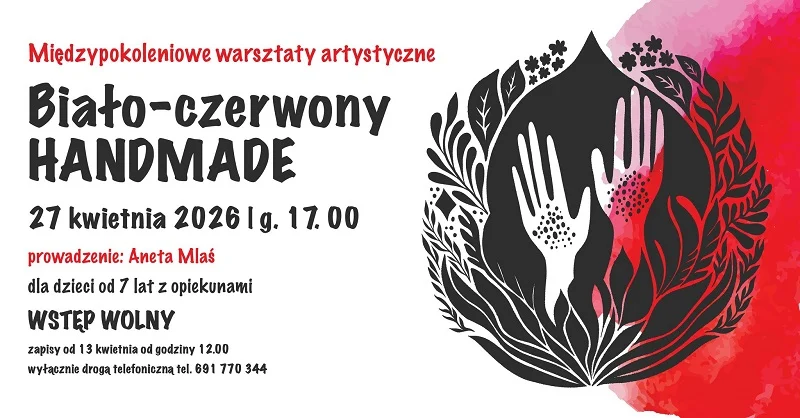 Klub Wilkowyje MCK zaprasza na kreatywne warsztaty "Biało-czerwony handmade" / fot. MCK Tychy