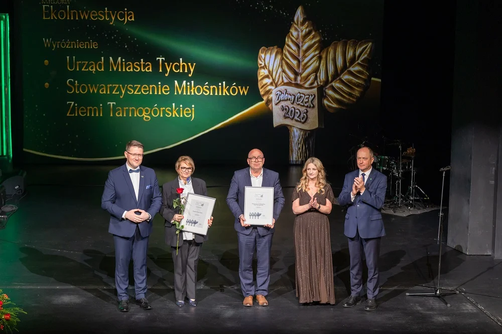Tychy z wyróżnieniem Zielone Czeki 2026 za proekologiczne inwestycje