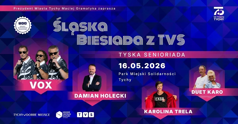 VOX, Damian Holecki i śląskie szlagiery. Senioriada wraca do Tychów / fot. MCK Tychy