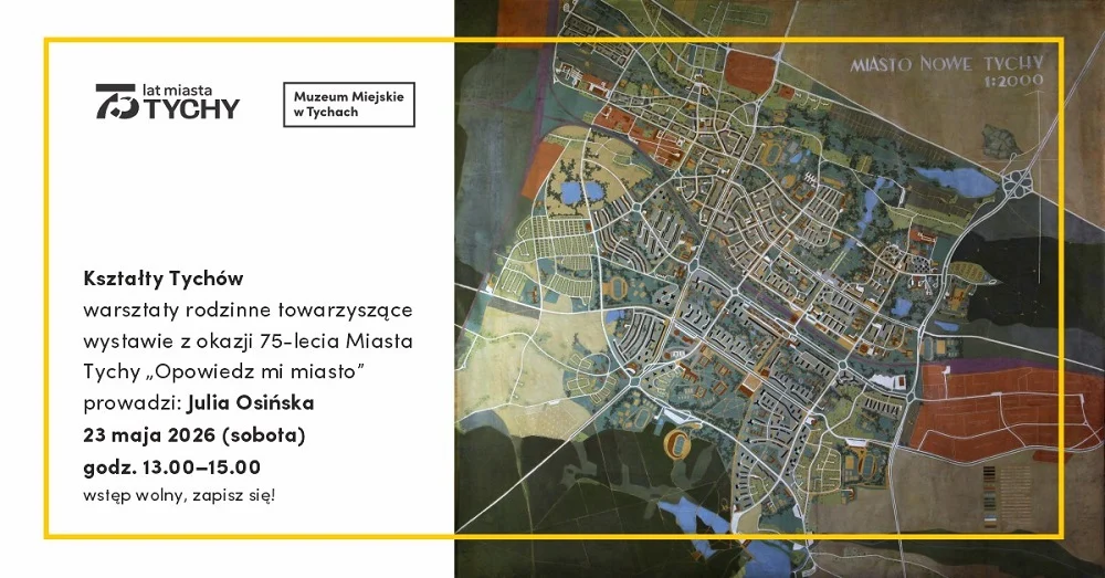 Tychy jak obraz kubistyczny. Muzeum zaprasza na rodzinne warsztaty „Kształty Tychów”
