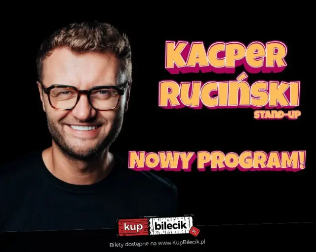 Kacper Ruciński w Gliwicach – nowy program stand‑upowy na Scenie Bojków