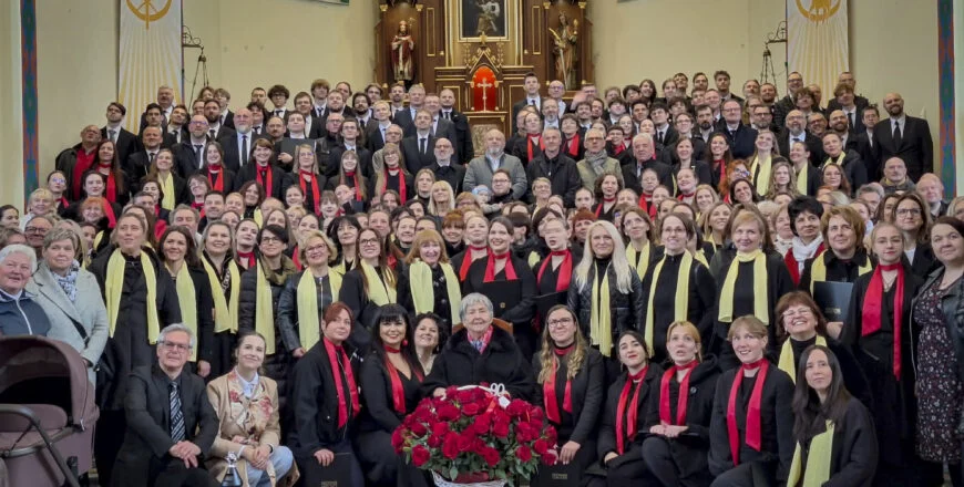 Założycielka "Resonans con tutti" Profesor Maria Kroczek skończyła 90 lat / fot. UM Zabrze