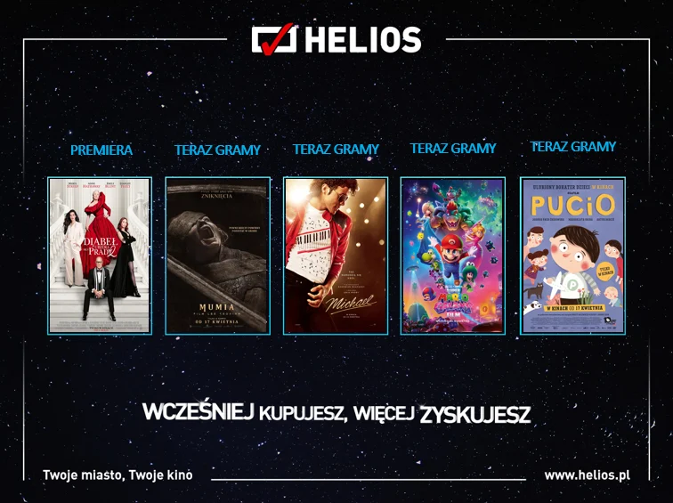 Helios zaprasza na filmową majówkę!