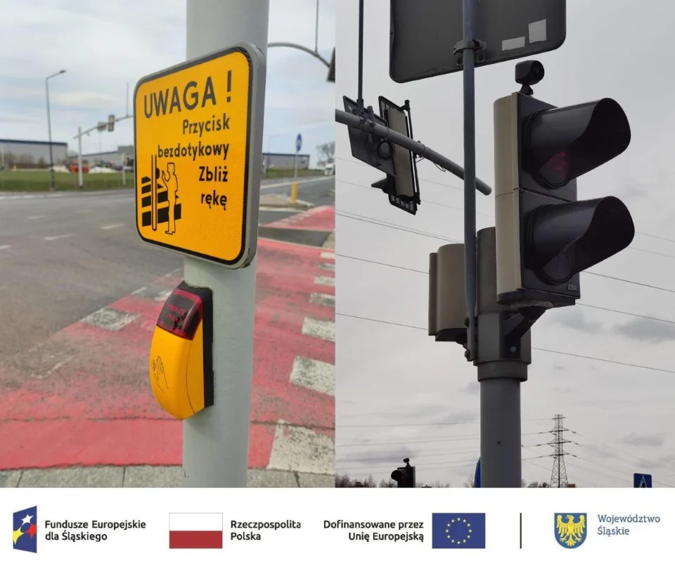 Na kolejnych przejściach dla pieszych pojawiają się nowe bezdotykowe przyciski