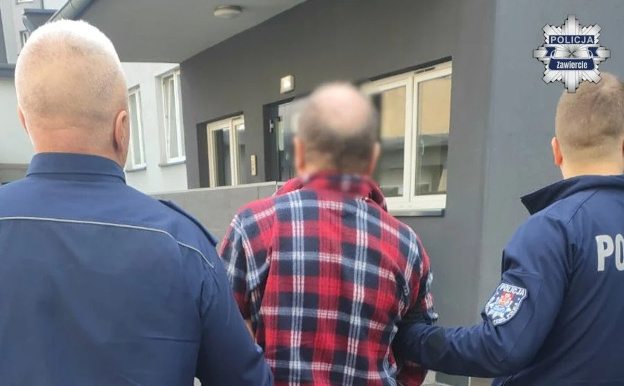 Interwencja dzielnicowych w Zawierciu. Agresywny syn miał pobić i okraść matkę