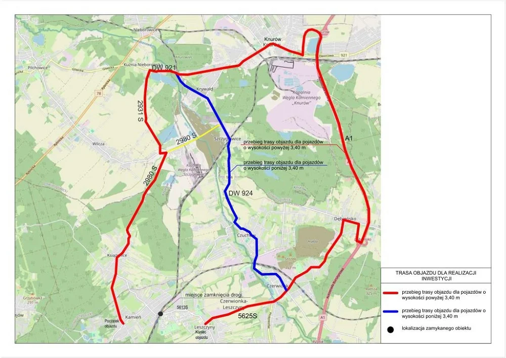 Od 4 maja wiadukt w Leszczynach całkowicie zamknięty dla ruchu