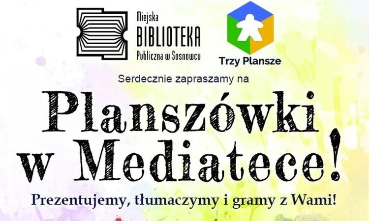 Sosnowiec zaprasza na Planszówki w Mediatece. Wstęp wolny już 25 kwietnia