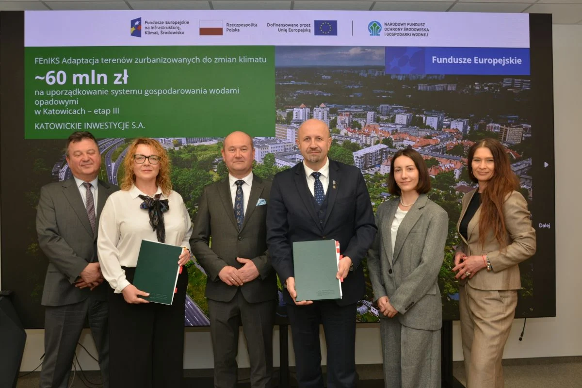 Katowice pozyskały dziesiątki milionów złotych na kolejne inwestycje w infrastrukturę deszczową