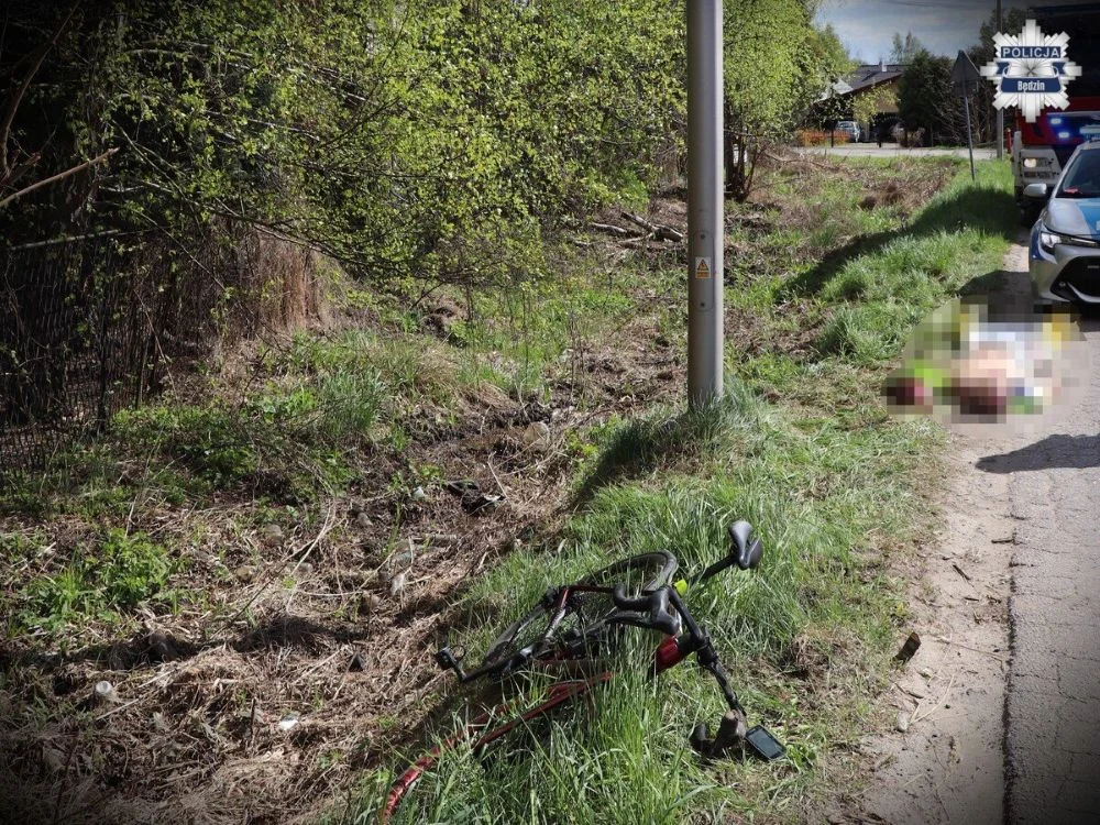 Śmiertelny wypadek rowerzysty w Strzyżowicach. Nie żyje 78-letni mężczyzna